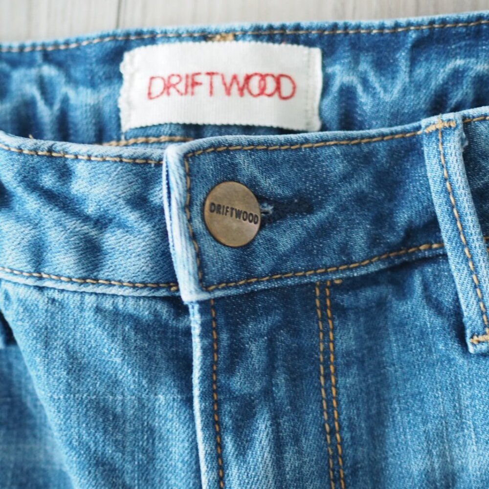 Driftwood Jackie Aztec Boho Southwestern‑inspired Embroidered Jeans – W29 L28 - Picture 4 of 16